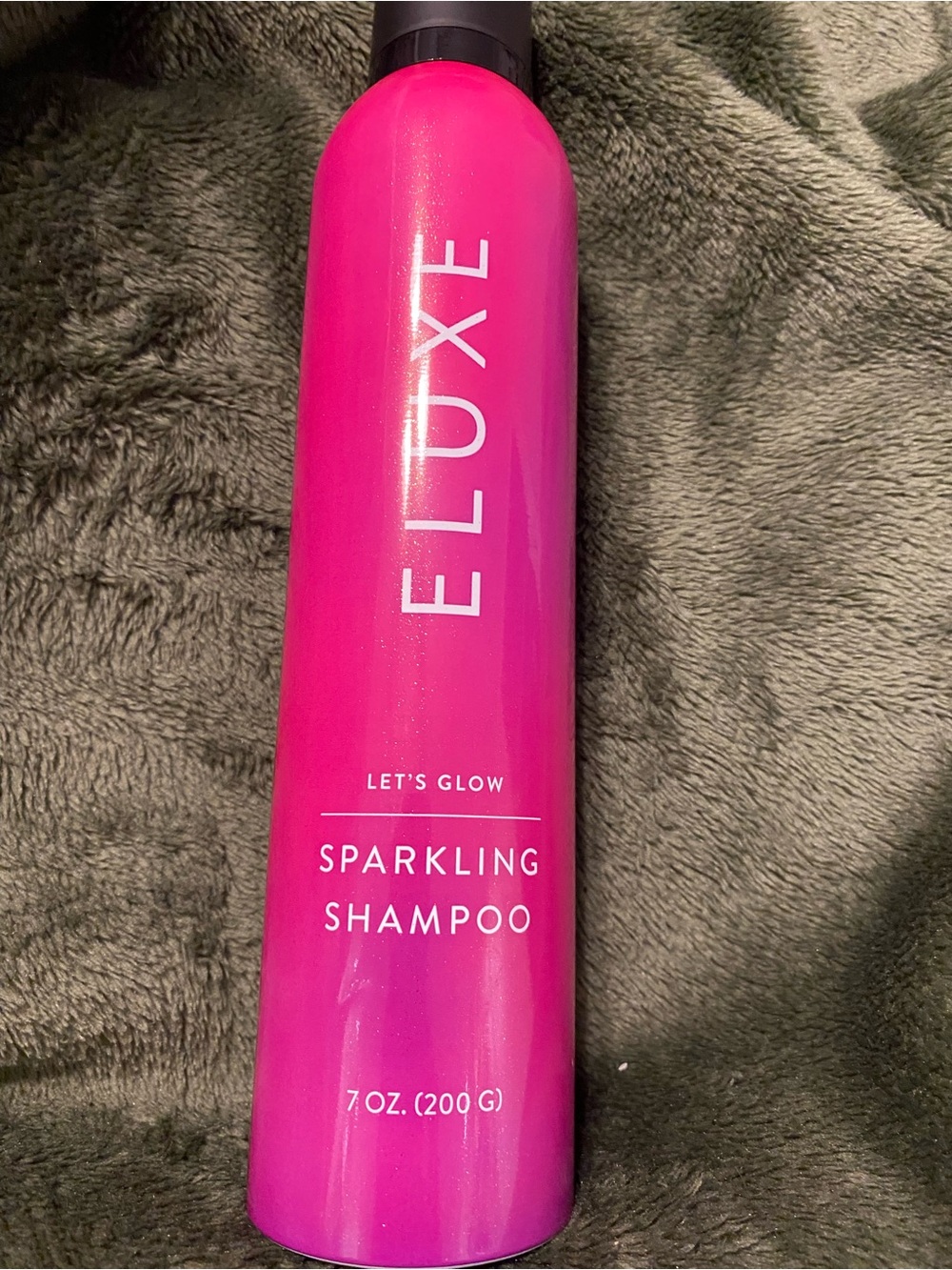 Luxe Sparkling Shampoo Bottle in Hot Pink